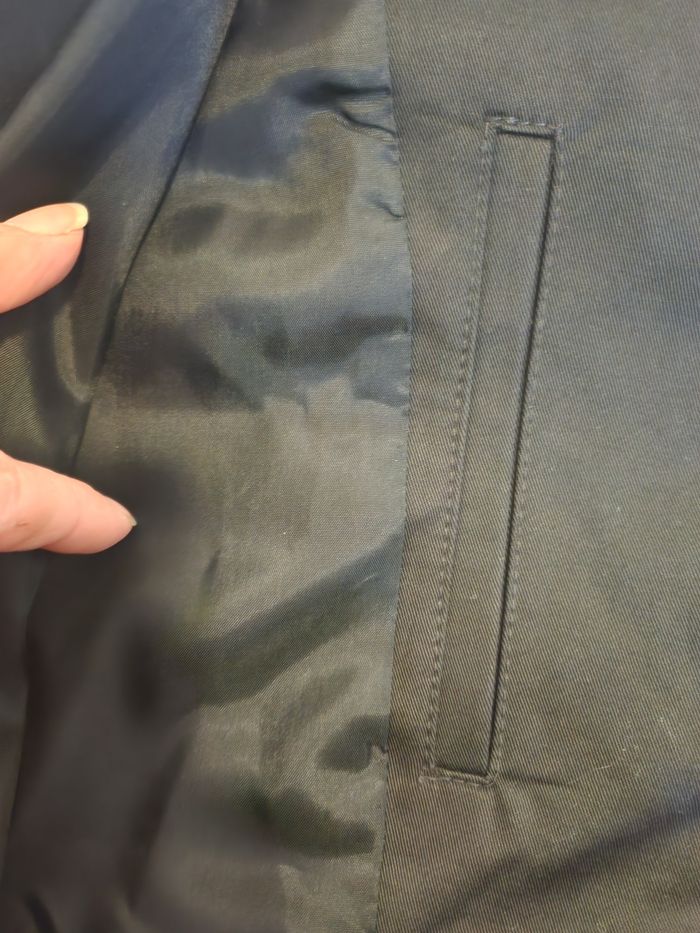 Veste blazer homme noire American vintage men taille 48 neuve - photo numéro 6