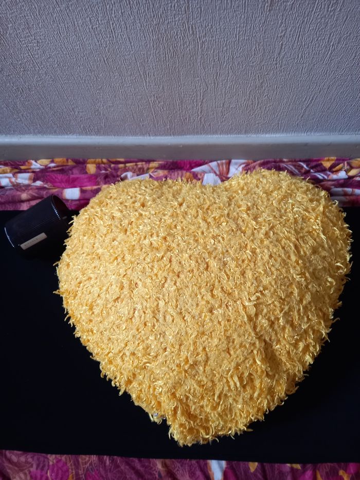 Coussin cœur smiley - photo numéro 5