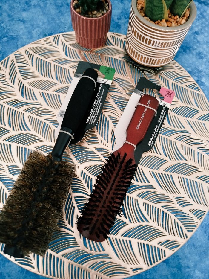 Lot 2 brosses bois naturel C pour L - photo numéro 8