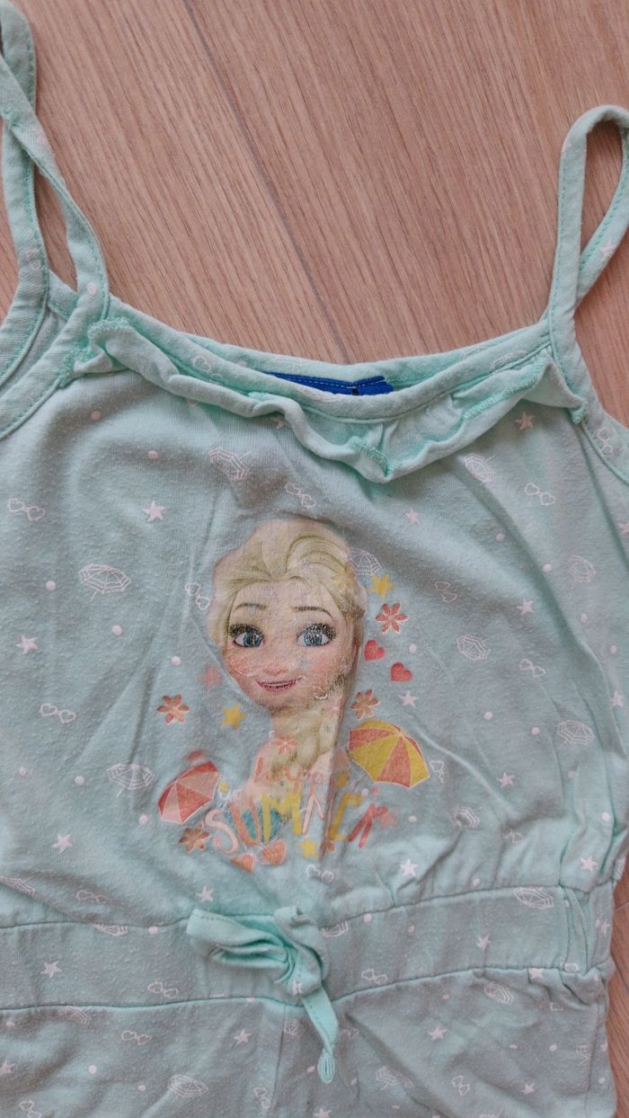 Combishort reine des neige 3ans - photo numéro 2