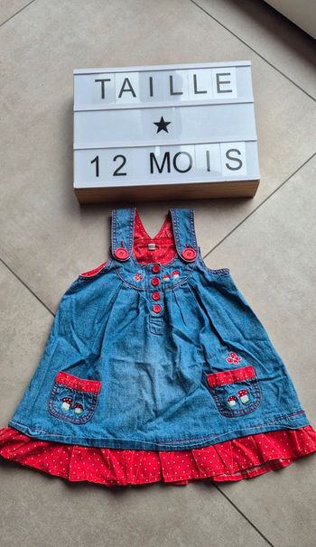 Robe jean 12 mois