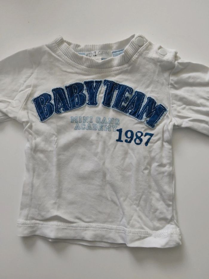 T-shirt manche longue 6 mois - photo numéro 2