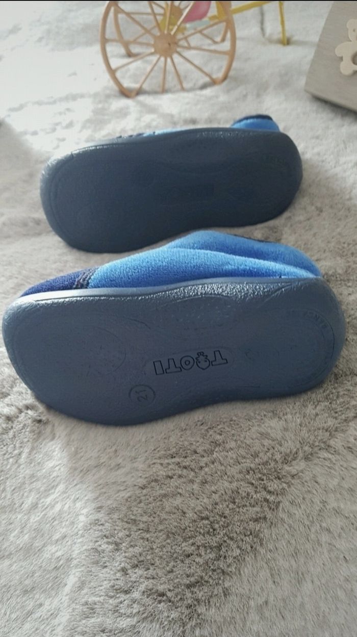 Chaussons montants bleu marine Toti pointure 21 - photo numéro 6