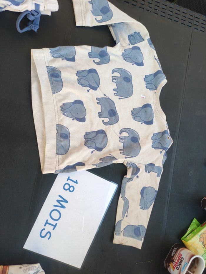 Ensemble éléphant H&M 18 mois mec - photo numéro 4