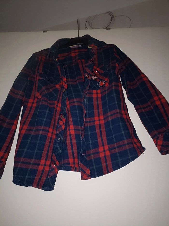 Chemise sergent major 6ans manches longues