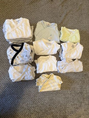 Lot body 16 manche longue et 1 manche courte cache cœur