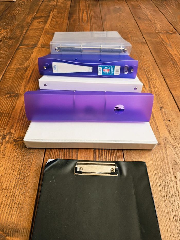 Lot de 5 classeurs souples et rigide A4 - photo numéro 2