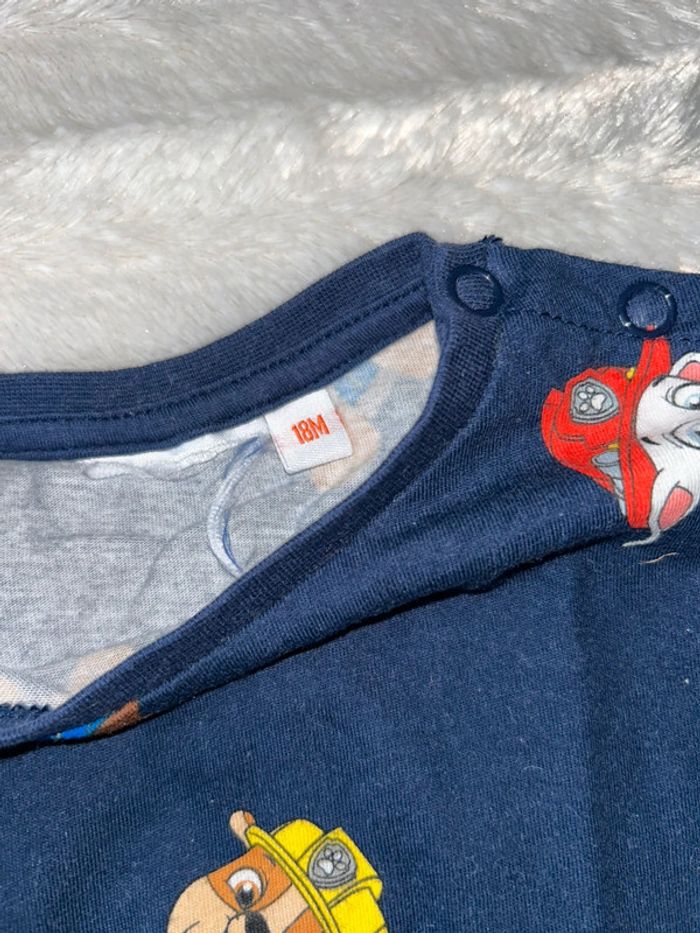 T-shirt manche longue pat patrouille - photo numéro 2