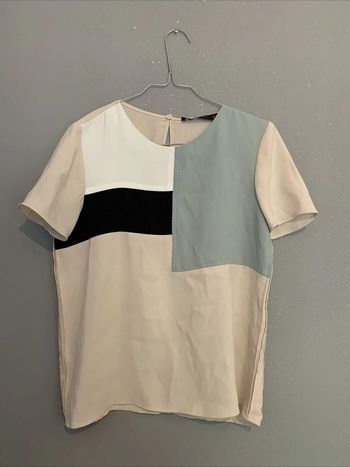 Haut Tshirt À Motifs Géométriques Zara TS