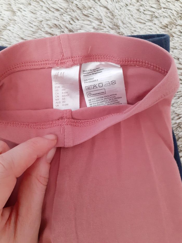 Lot de 5 leggings 6/9 mois - photo numéro 9