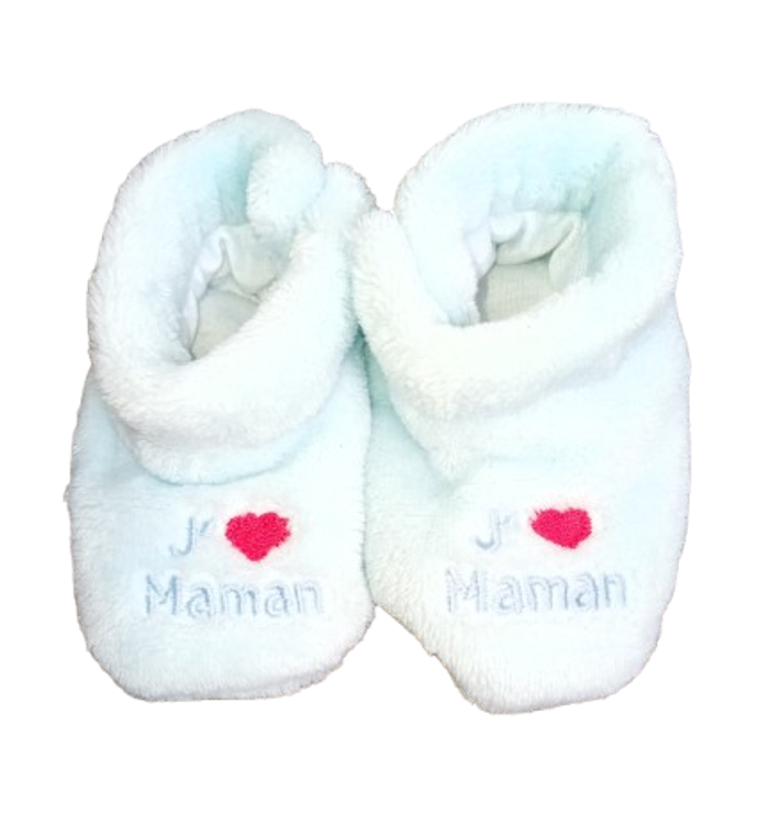 chausson bébé 18/19 J'aime maman - photo numéro 2