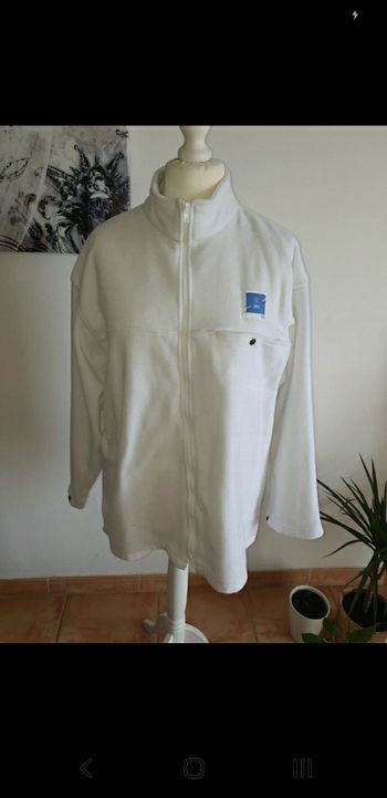 Polaire blanche mixte