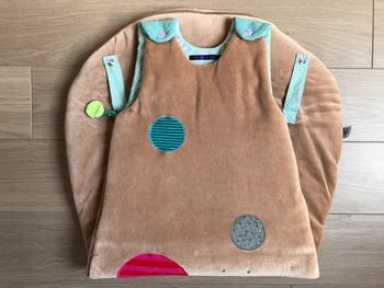 Gigoteuse chaude en velours 90/110 cm Les Jolis pas beaux Moulin Roty T-6/36 mois