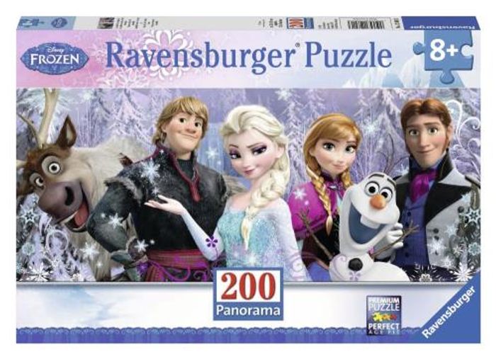 Puzzle 200 pièces XXL Ravensburger Arendelle sous neiges éternelles Disney Frozen La Reine des Neige - photo numéro 4