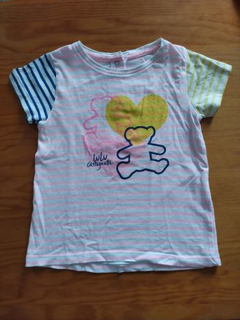 Tee shirt fille 4 ans Lulu Castagnette
