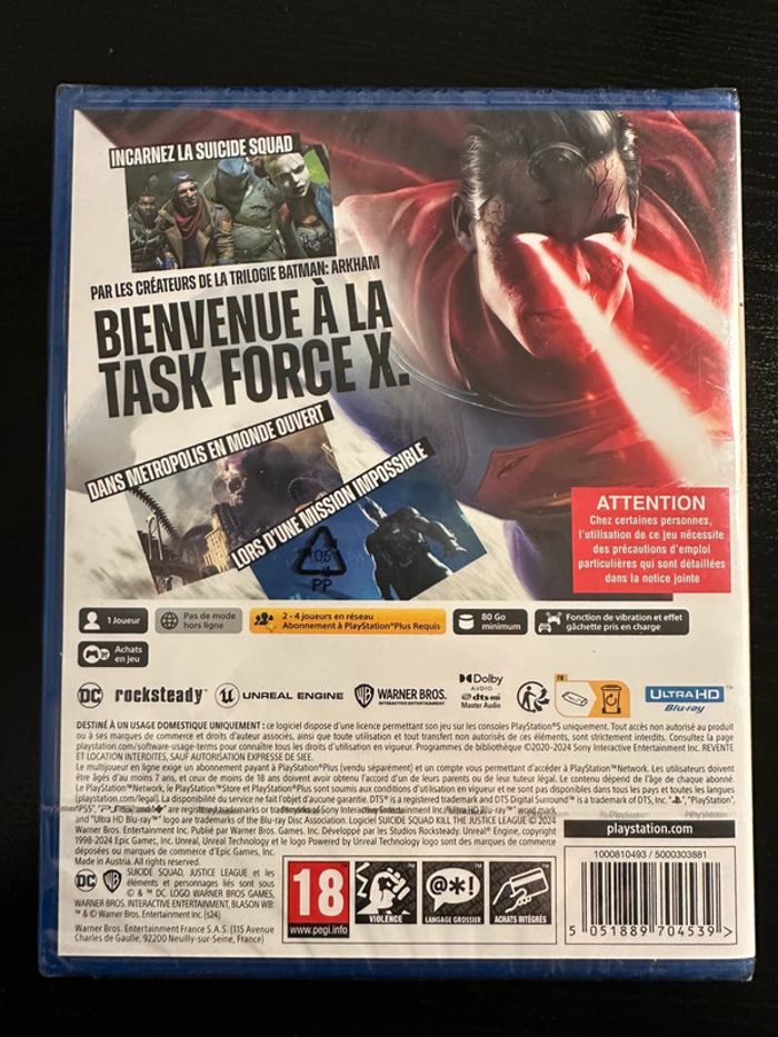 Jeu Suicide Squad PS5 NEUF - photo numéro 2