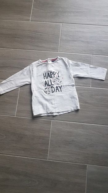 T-shirt Kiabi manches longues 12 M