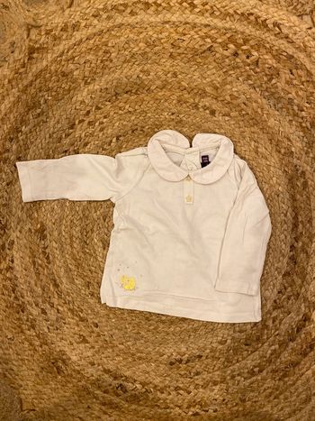 Tee-shirt manches longues fille 6 mois Sergent Major