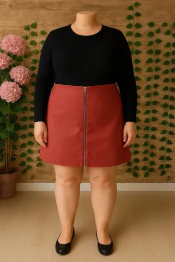 🌸Mini-jupe marron Forever21 Taille 40🌸