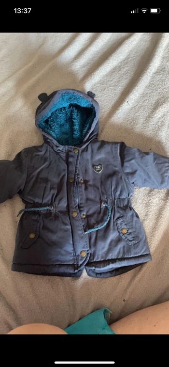 Manteau fourré 9 mois