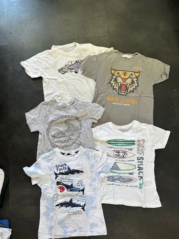 Lot 5 t-shirt garçon H&M et Zara