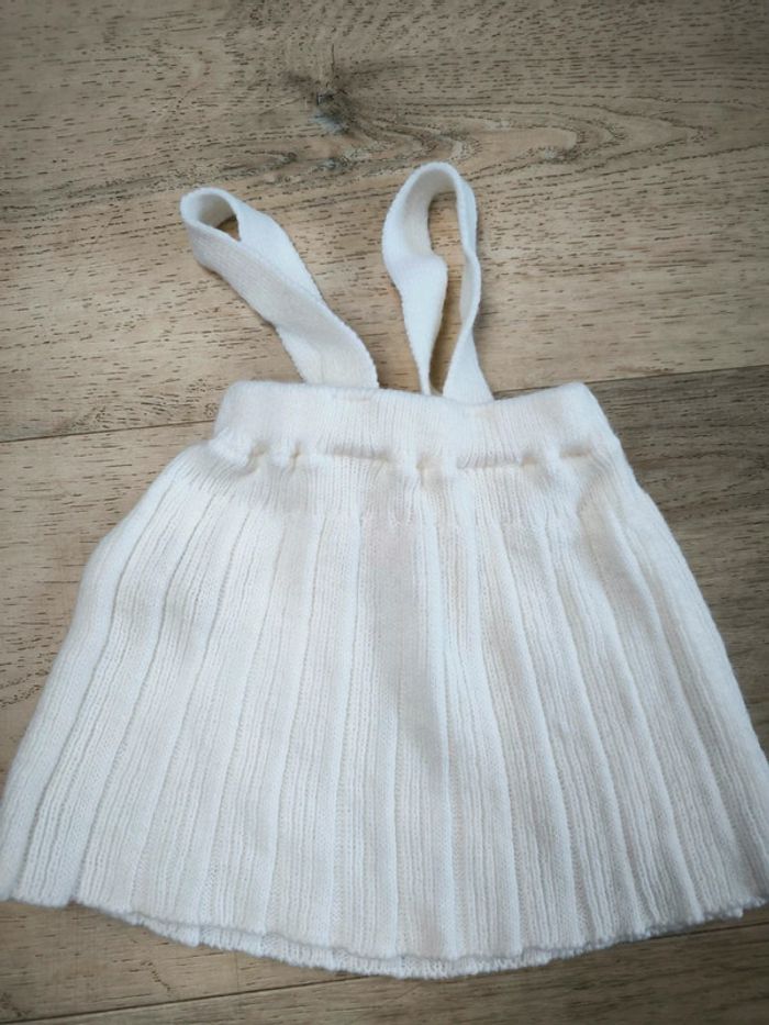 Jupe à bretelles en tricot 6mois - photo numéro 2