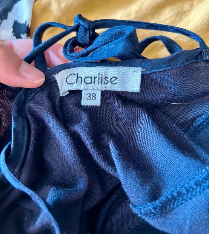 Magnifique blouse bleue Charlise 38 - photo numéro 9