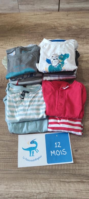 Lot de 13 t-shirt manches longues