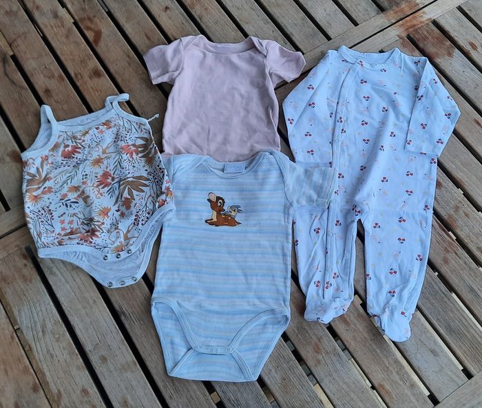 Lot de 20 vêtements pour fille 6 mois été, lot 1 - photo numéro 4