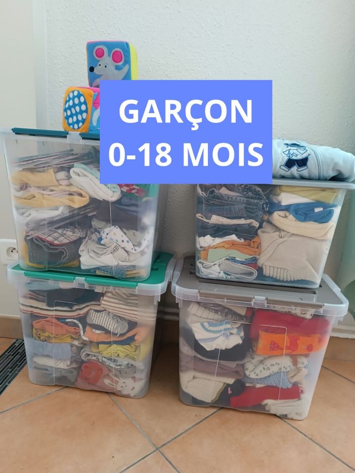 Vêtements 0 à 18 mois garçons
