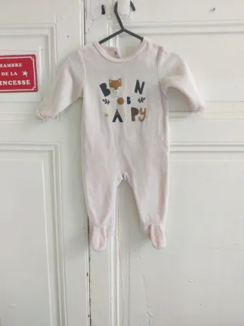 Pyjama chaud Vertbaudet 3 mois