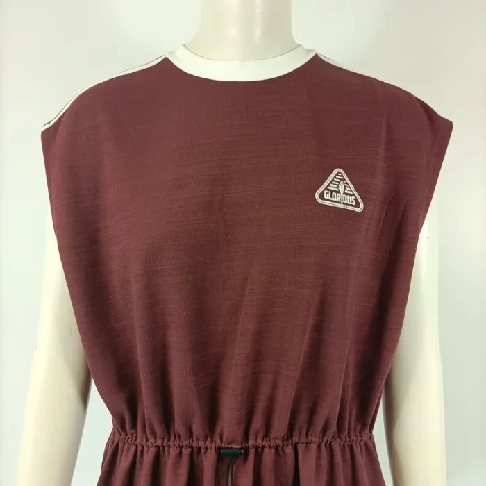 Robe sportswear bordeaux Fit Boutique style rétro taille S neuve A006 - photo numéro 2