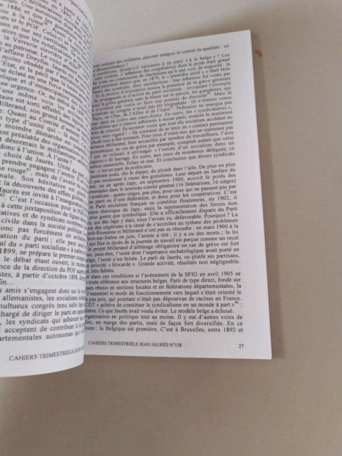 Jean Jaurès variétés jaurésiennes cahiers trimestriels numéro 158 - photo numéro 10