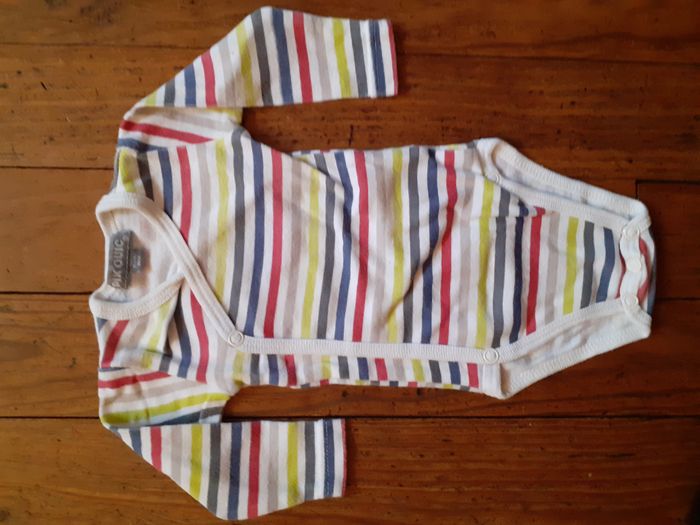 Lot 5 bodies - Petit Bateau, Kitchoun, Pik Ouic - photo numéro 8