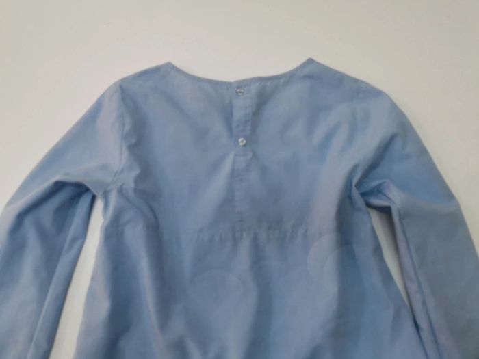 Blouse bleu avec noeud - photo numéro 5