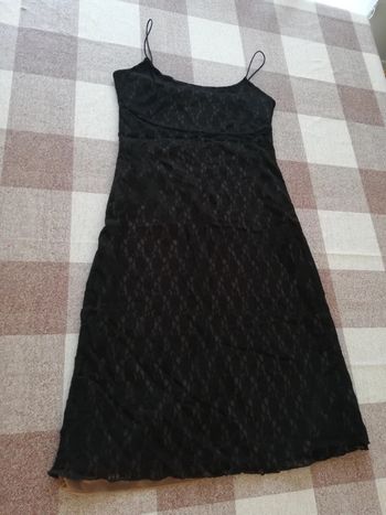 Robe noir à fond camel taille M