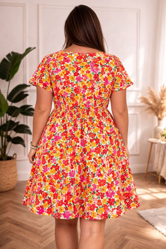 Robe fleurie éclatante Femme taille 54 marque Missguided 💍 - photo numéro 2