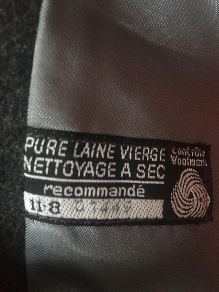 veste manteau en laine grise chaud - photo numéro 5