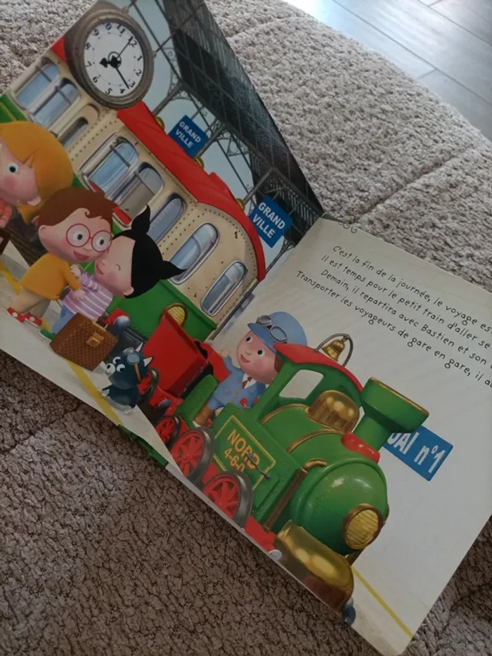 Livre P'tit garçon : Le train de Bastien - photo numéro 15