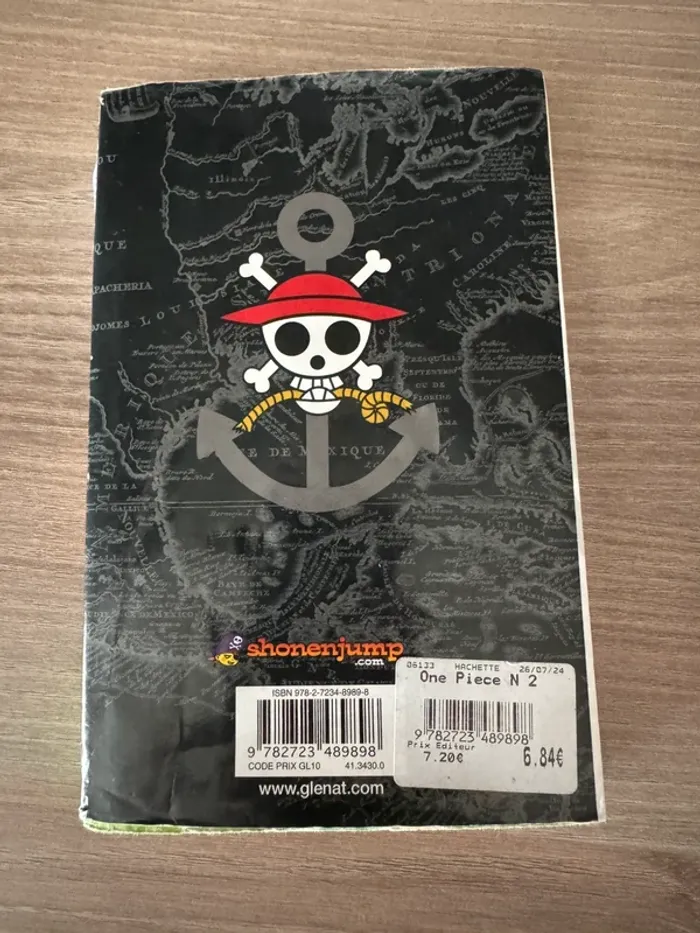 Livre One Piece Tome 2 collection Glenat - photo numéro 2