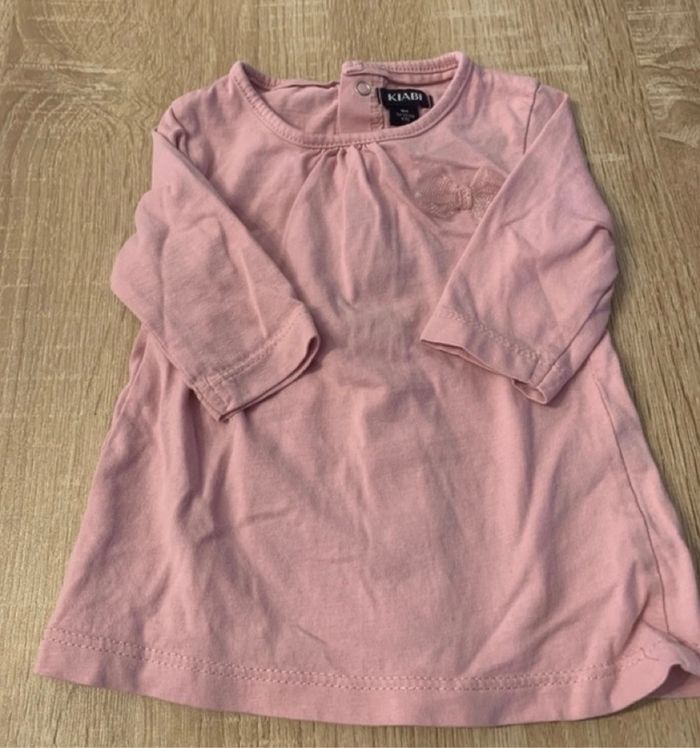 Lot 4 T-shirt bébé fille 1 mois - photo numéro 2