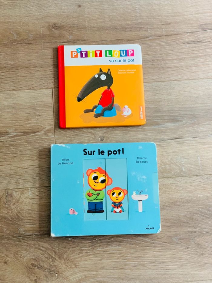 Lot de livres pour apprendre la propreté