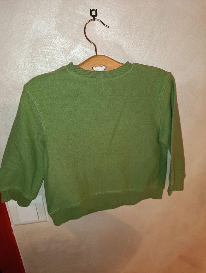 Joli sweat Tex taille 23 mois effet envers - photo numéro 4