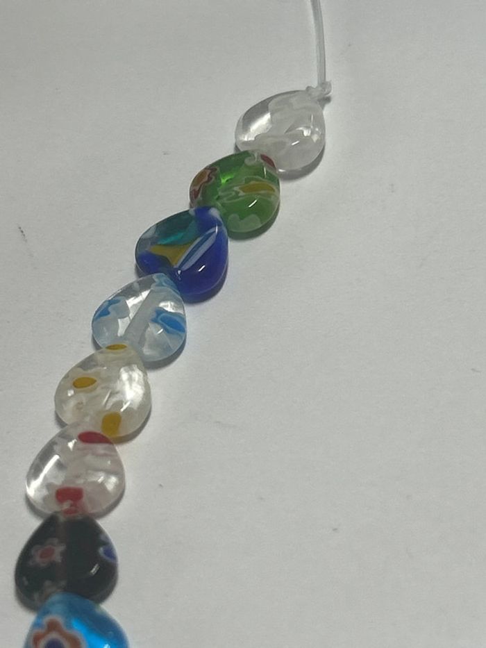 B3, Brin de 20 perles cœurs en verre - photo numéro 4