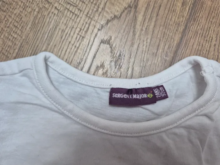 Tshirt manche longue 2 ans 92 cm sergent major - photo numéro 3