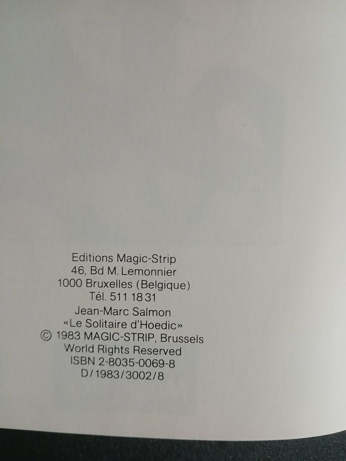 Bd le solitaire d hoedic, EO - photo numéro 4