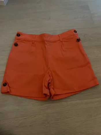 Short rouge Cyrillus 10 ans fille