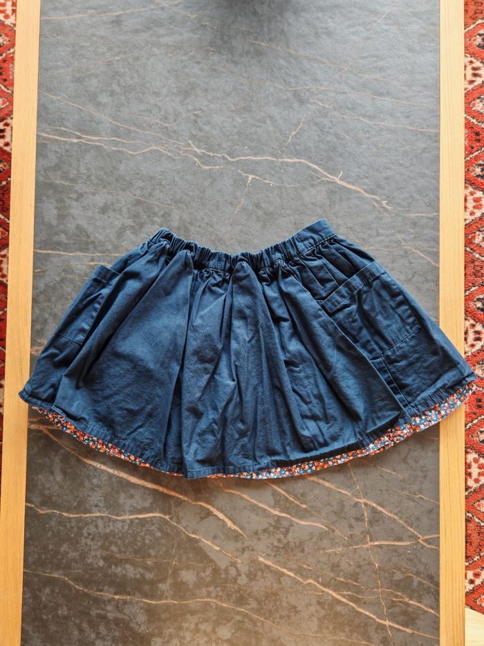 Jupe bleue marine réversible Vertbaudet 6 ans - photo numéro 2