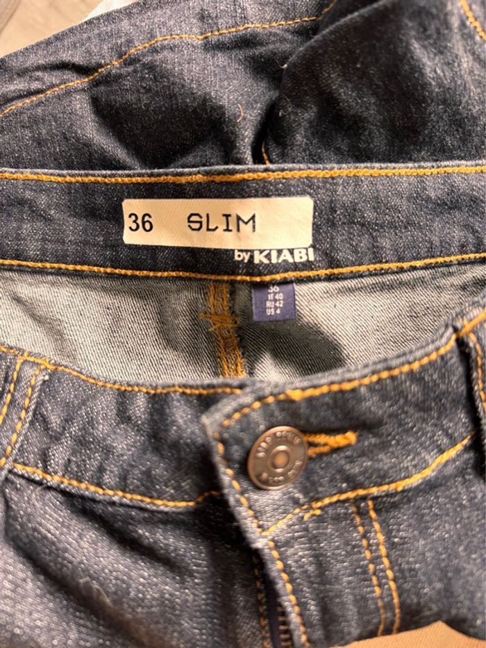 Short en jean taille haute – Taille 36 - photo numéro 3