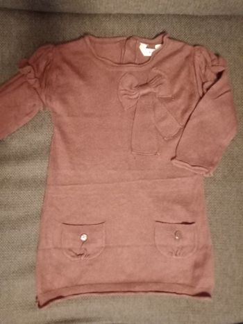 Pull robe prune à noeud